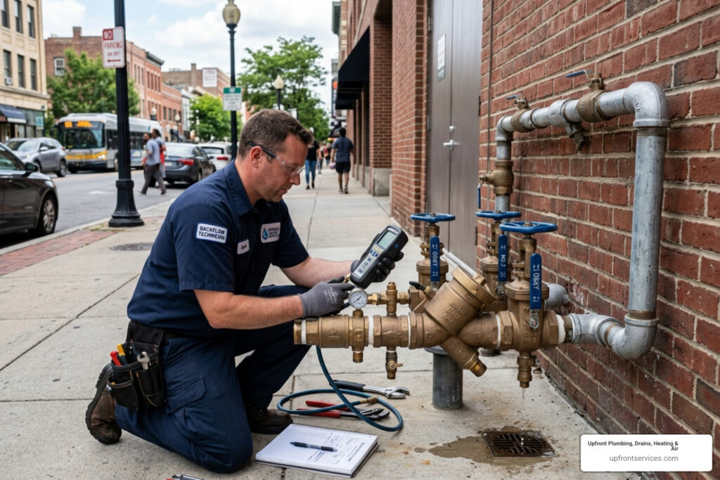 Backflow prevention inspection