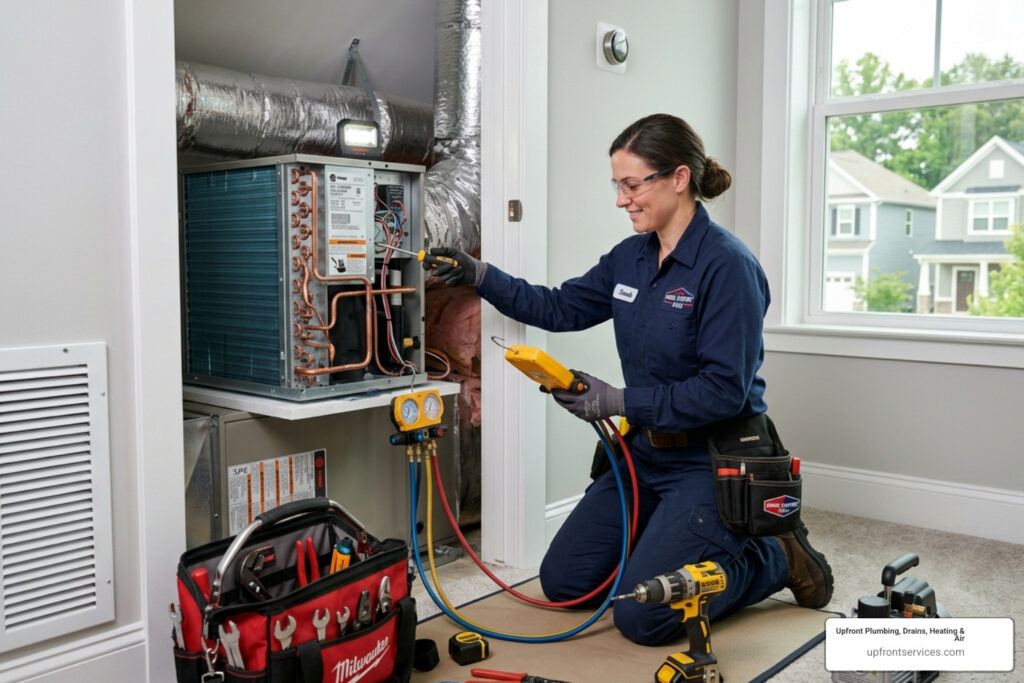 Who are the top-rated experts for heating ventilation and air conditioning in Nampa?